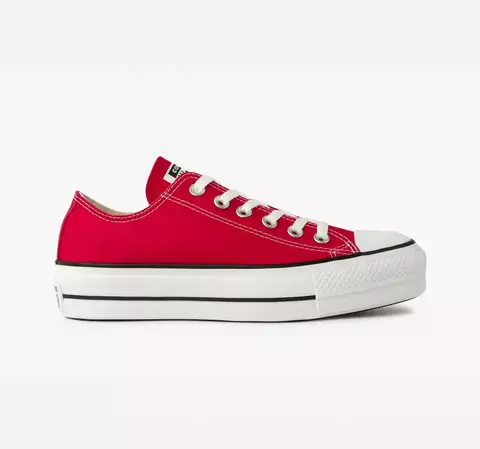 Tênis All Star Chuck Taylor Cano Baixo PLATAFORMA VERMELHO - CT04950002