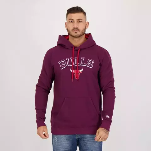 Moletom New Era NBA Chicago Bulls Core Roxo - NBI22MOL001