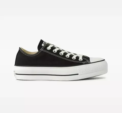 Tênis All Star Chuck Taylor Cano Baixo PLATAFORMA PRETO - CT04950001