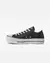 Tênis All Star Chuck Taylor Cano Baixo PLATAFORMA PRETO COURO - CT09830002