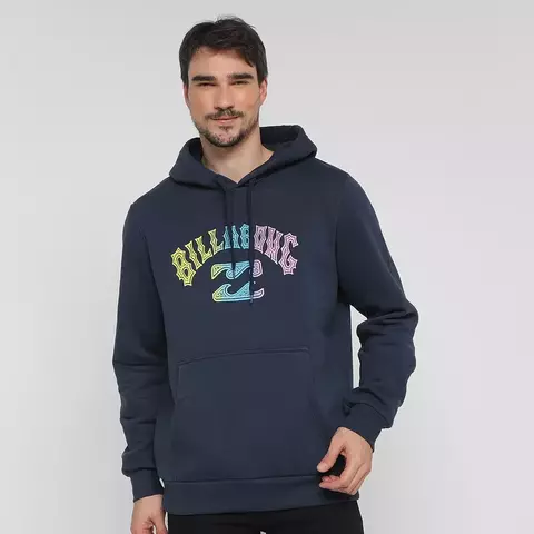 Moletom Billabong Canguru Fech Short Sands Marinho - B422A0111