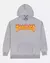 Moletom Thrasher Magazine Fechado Flame Logo Cinza - comprar online