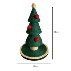 Imagem do Arranhador Árvore de Natal para Gatos – Exclusiva, Feita no Brasil e Já Montado!