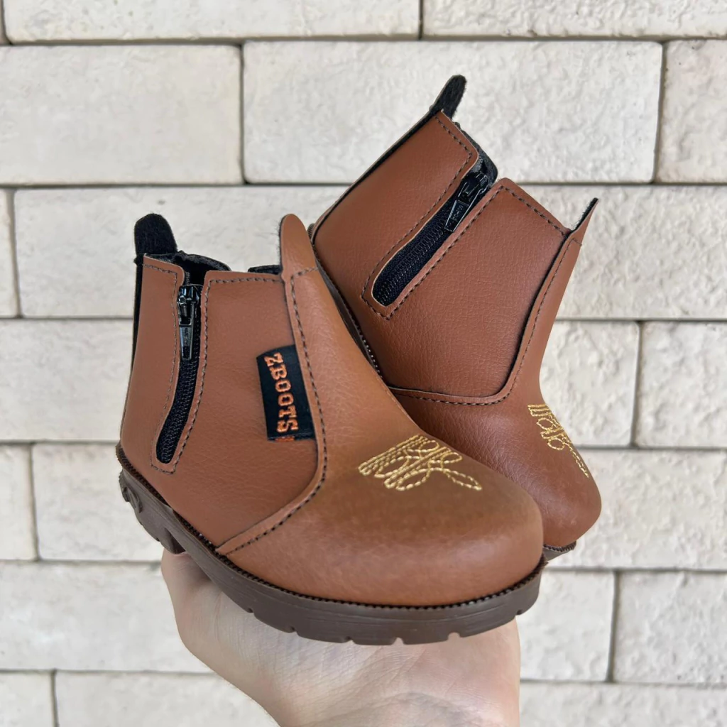 BOTINA ZBOOTS CONHAQUE