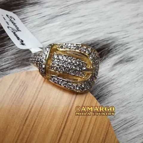 ANEL CINTO GROSSO COM ALCA PEDRA