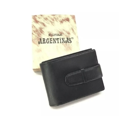 Billetera de cuero con pasador art 99 - comprar online