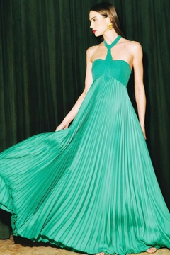 VESTIDO ANASTACIA CHIFFON PLISSADO