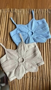 CROPPED TRICOT FLOWER