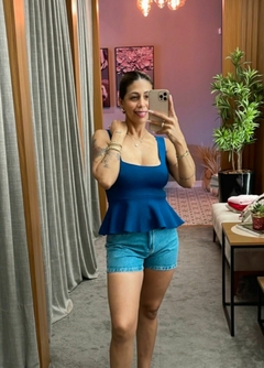 BLUSA TRICOT PLEPLUM - comprar online