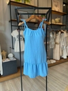 VESTIDO CURTO BABADO BARRA