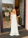 VESTIDO CHIFFON BABADOS BUSTO