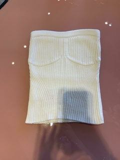 CROPPED TRICOT TOMARA QUE CAIA DETALHE BUSTO - comprar online