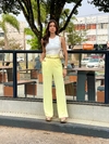 CALÇA ALFAIATARIA BOTÃO LATERAL