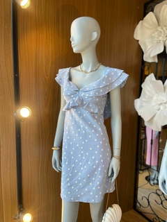 VESTIDO CURTO BABADO FLORIR na internet