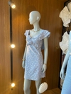 VESTIDO CURTO BABADO FLORIR