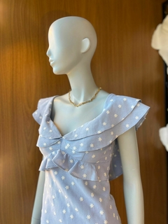 VESTIDO CURTO BABADO FLORIR - comprar online