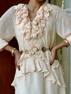VESTIDO POÁ BABADOS na internet