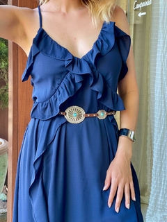 VESTIDO MIDI BABADOS BOHO - ÈVAN STORE