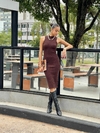 VESTIDO TRICOT REGATA TRAMAS