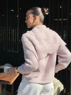 CASACO TRICOT CAPA - ÈVAN STORE