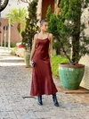 VESTIDO ALCINHA LONGO CETIM