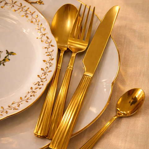 Cubiertos Milan Rayas - comprar online