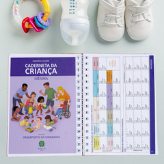 Caderneta de saúde monograma roxo - Caellar Studio | Planner, agenda, sketchbook e muito mais!