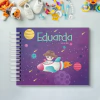 Livro do bebê astro girl foguete