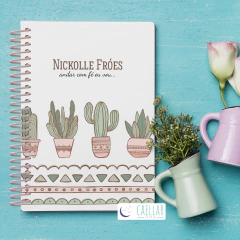 Planner permanente coleção cactos mex vasos