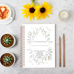Devocional watercolor floral roxo - comprar online