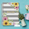 Planner permanente coleção floral gérberas