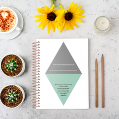 Devocional watercolor floral rosa - Caellar Studio | Planner, agenda, sketchbook e muito mais!