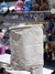 Canasto ropa sucia triángulos color beige - comprar online