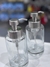 Dispenser jabón liquido vidrio transparente - comprar online