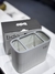 Organizador de baño plástico 3 divisiones - comprar online