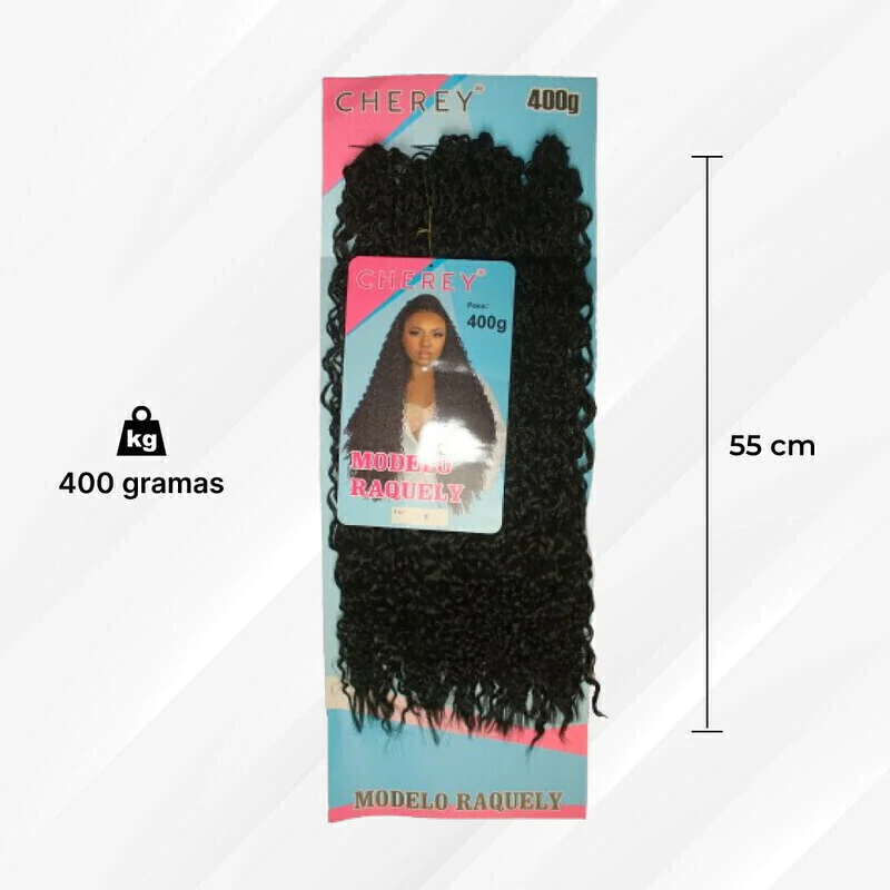 Cabelo Sintetico Raquely 400g para crochet braid