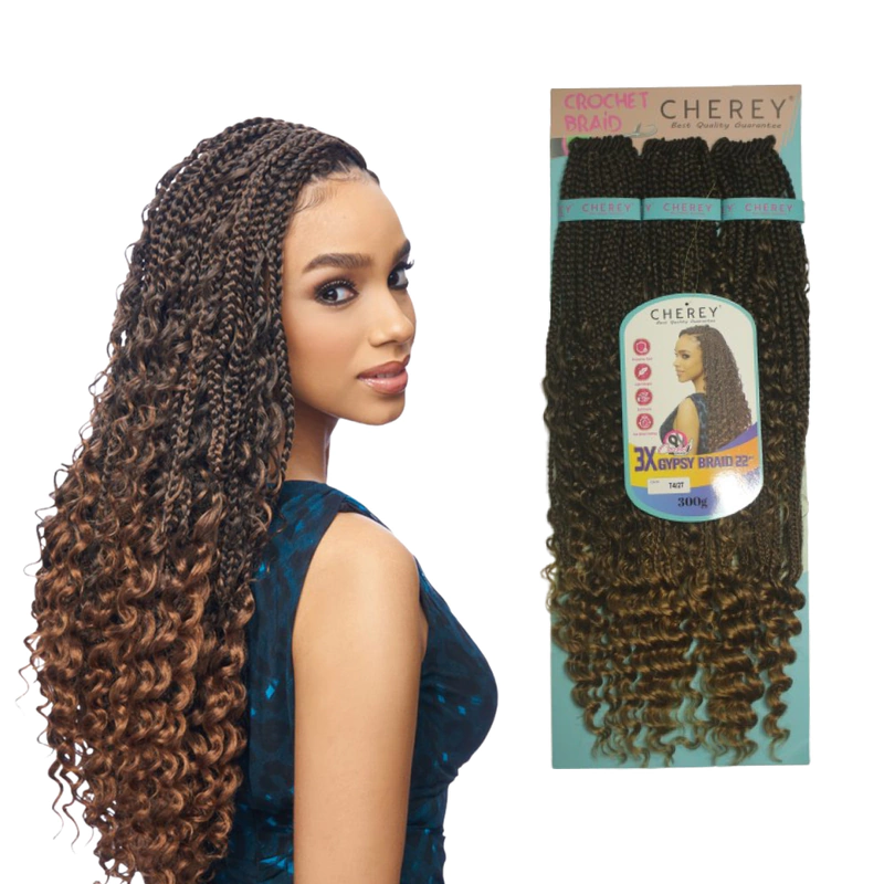 Aplique Gypsy 3x Cabelo Boho Box 300gr Crochet Braid