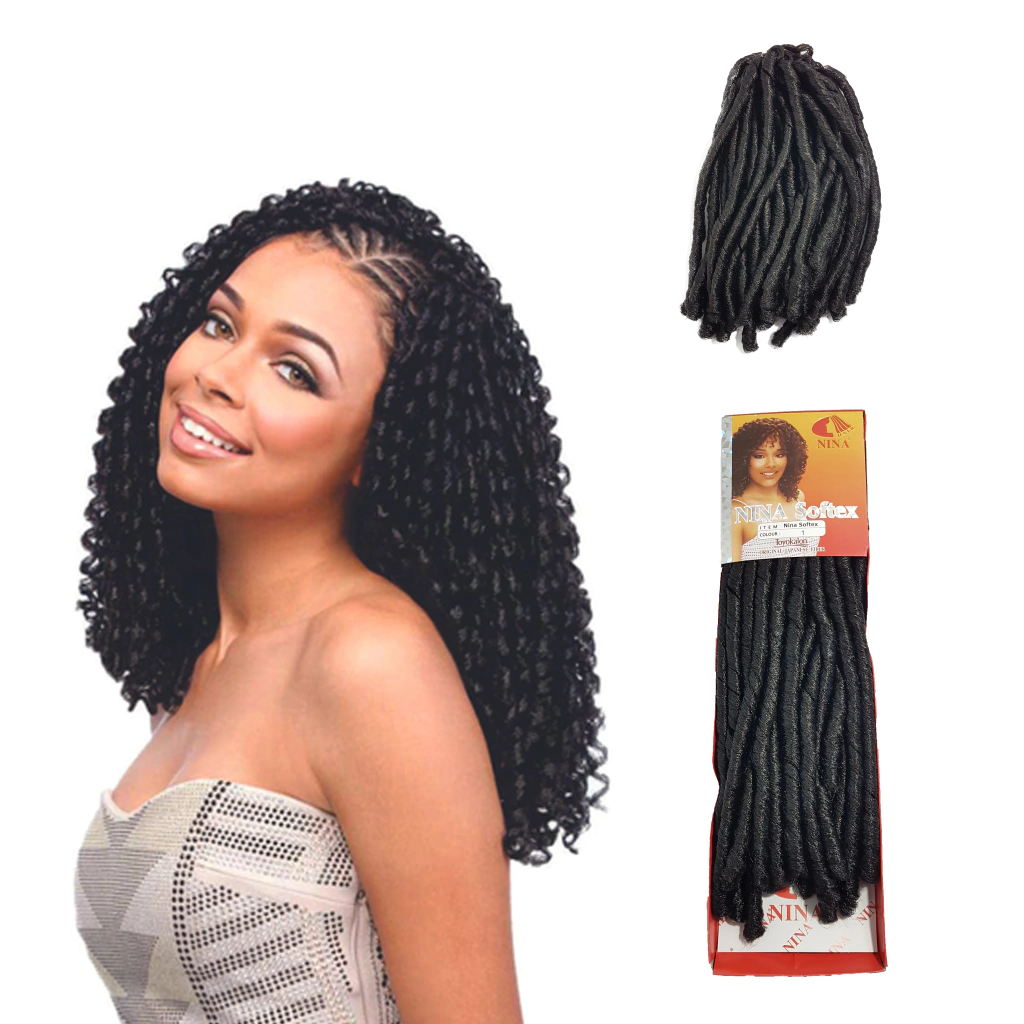 Cabelo Nina Soft Dread Cherey Fibra Sintética 70g Crochet Braid