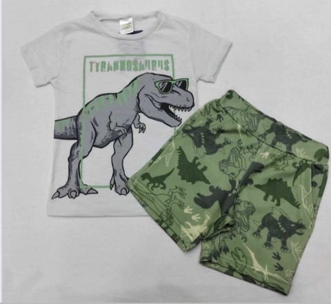 Conjunto Dinossauro Verde