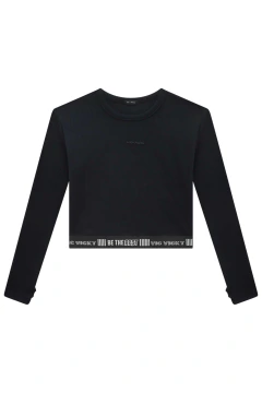 Blusa Cropped em Canelado Liz - comprar online
