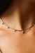 Chocker Mini Gotas Zircônias Ródio Branco - comprar online