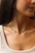Chocker Mini Gotas Zircônias Ródio Branco