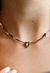 Chocker Pingentes Ródio Branco - comprar online