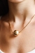 Colar Esfera Banho Ouro