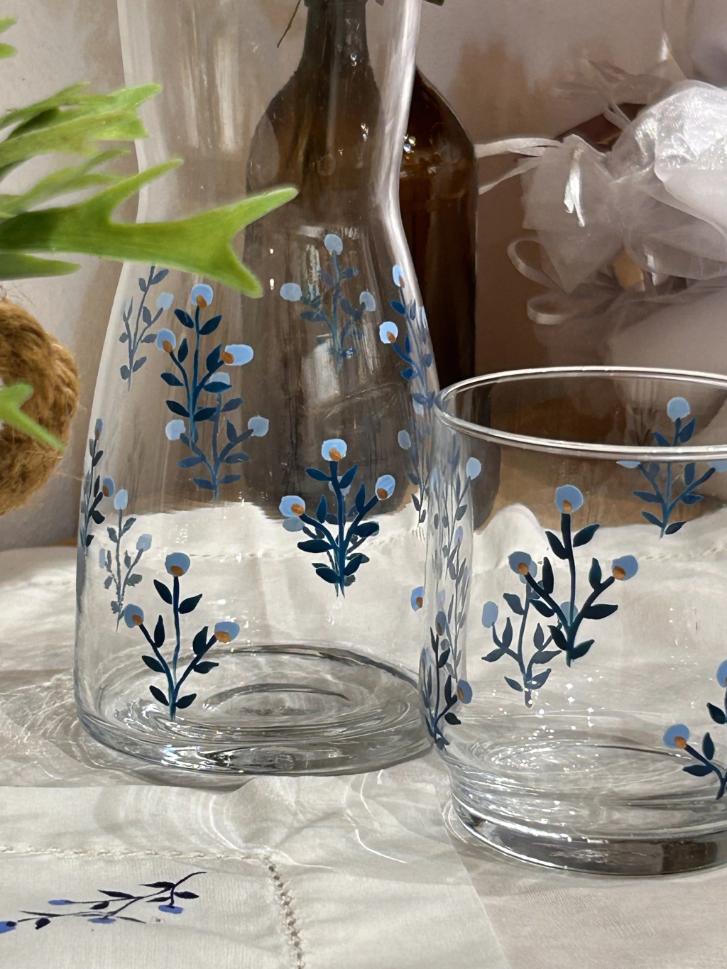 Moringa - Mini Floral Azul