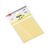 Bloco Adesivo BRW Smart Notes Amarelo Pastel 76 x 76 mm 25fls