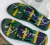 CHINELO LUIZA BARCELOS COM TACHAS EM BLUSH TREVO ENFEITES OURO BICOLOR - VERDE - buy online