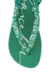 CHINELO LUIZA BARCELOS TREVO EM LENÇO - VERDE - buy online