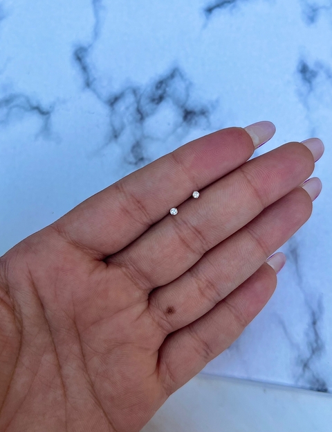 Brinco zircônia PP e P