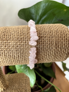 Pulseira quartzo rosa